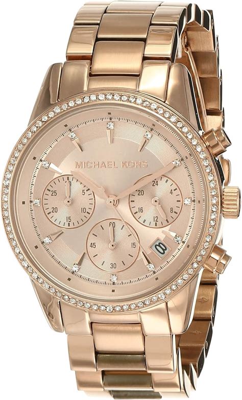 orologio michael kors donna in pelle|orologi da donna.